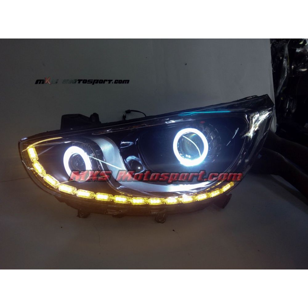 MXSHL699 Hyundai Verna Fluidic Dual Projector Headlights with Matrix Turn Signal Mode