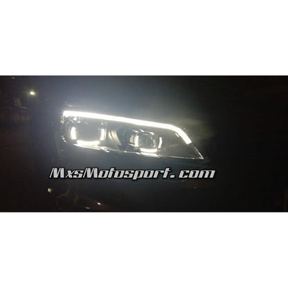 MXSHL706 Volkswagen Ameo Led Daytime Quad Projector Headlights with Matrix Turn Signal Mode