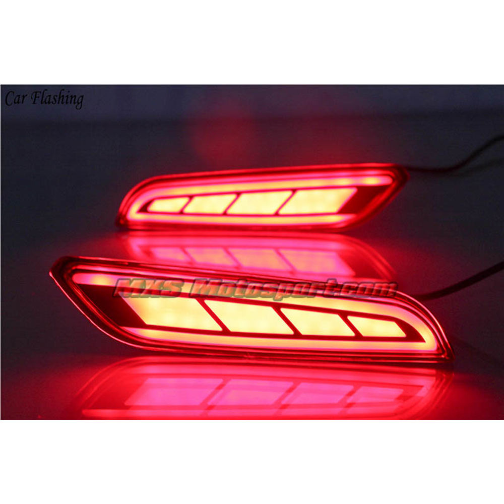 MXSTL173 Hyundai Creta Rear Bumper Reflector DRL LED Tail Lights 2018