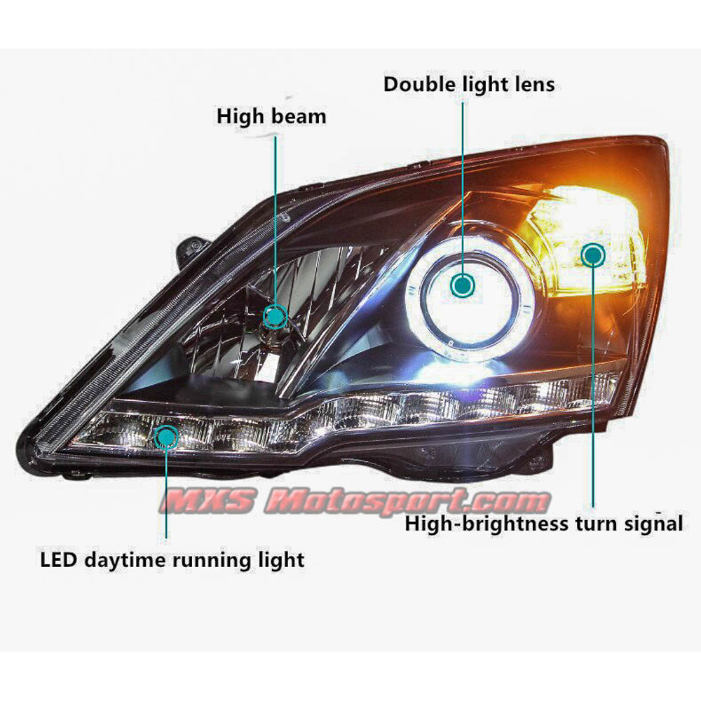 MXSHL756 Honda CRV Daytime LED Projector Headlights 2007+