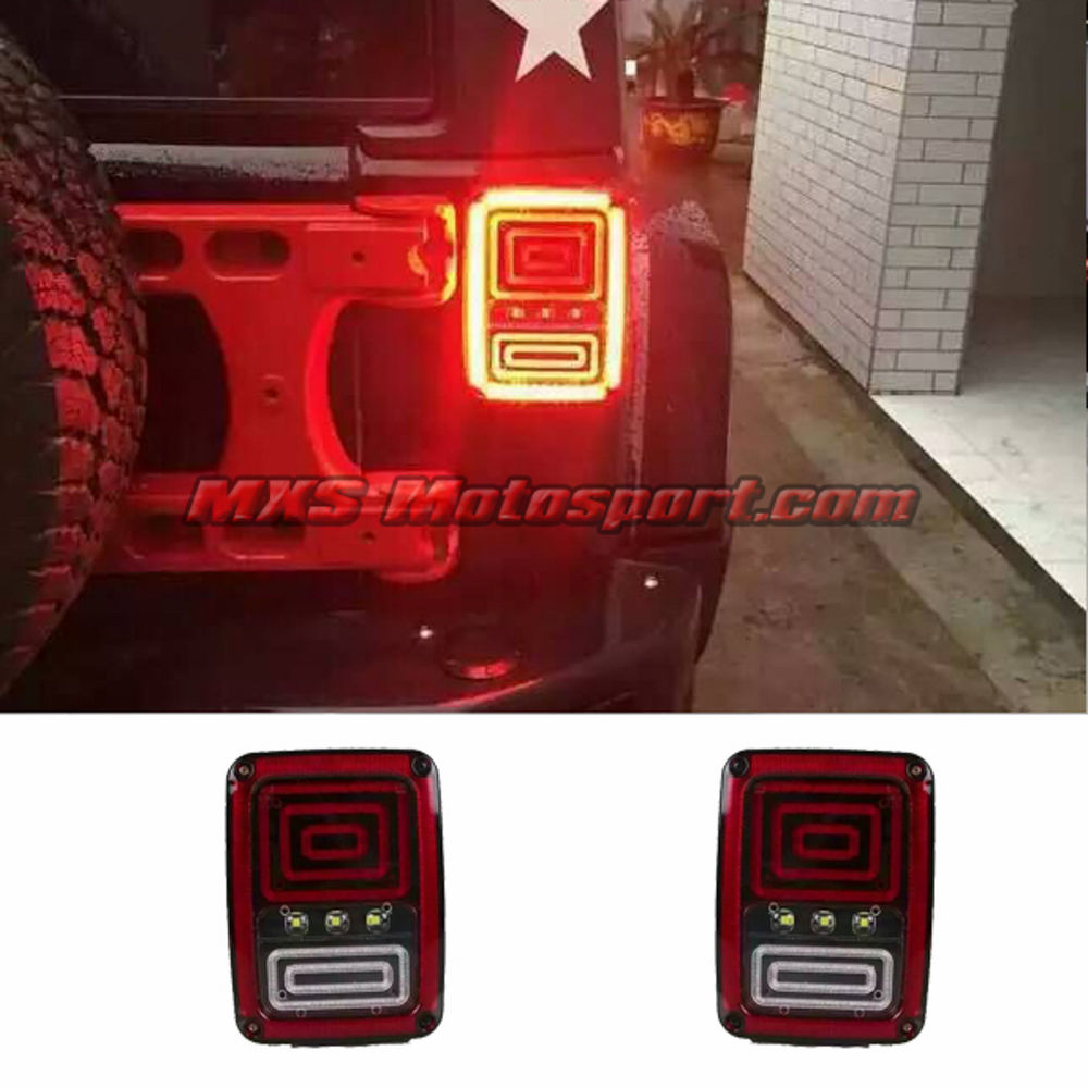 MXSTL102 Monster Led Tail Lights Mahindra Thar Jeep Wrangler