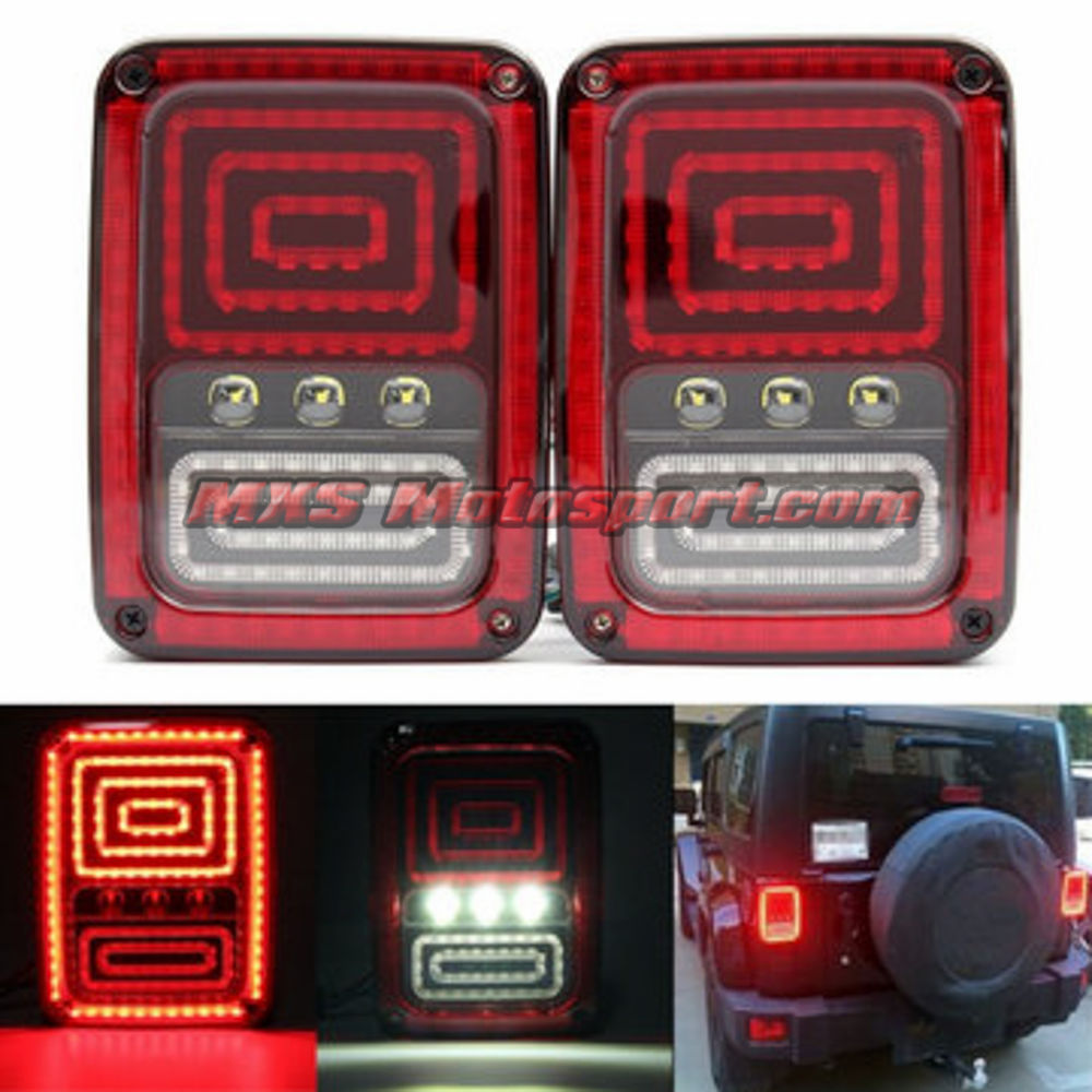 MXSTL102 Monster Led Tail Lights Mahindra Thar Jeep Wrangler