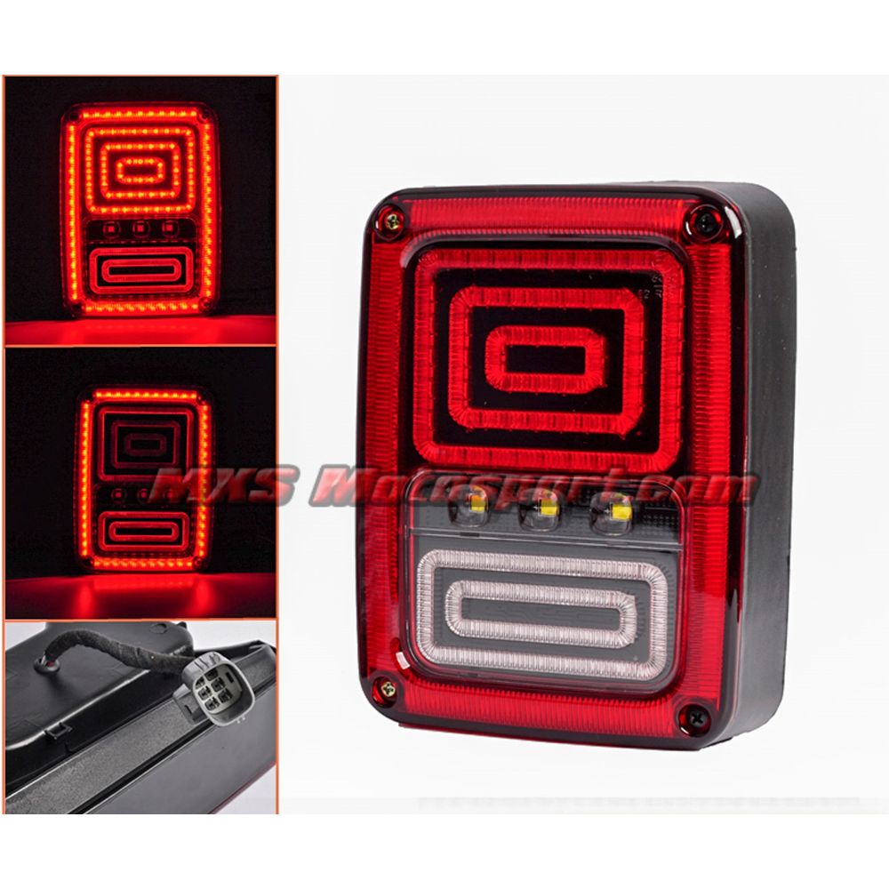 MXSTL102 Monster Led Tail Lights Mahindra Thar Jeep Wrangler