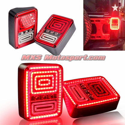 MXSTL102 Monster Led Tail Lights Mahindra Thar Jeep Wrangler