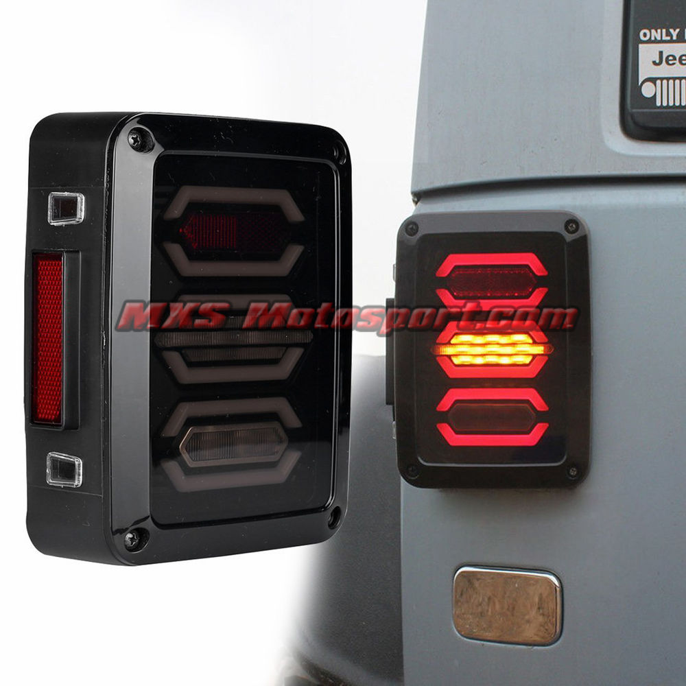 MXSTL104 Monster Led Tail Lights Mahindra Thar&quot; Jeep &quot;Wrangler&quot; SUV Off Road