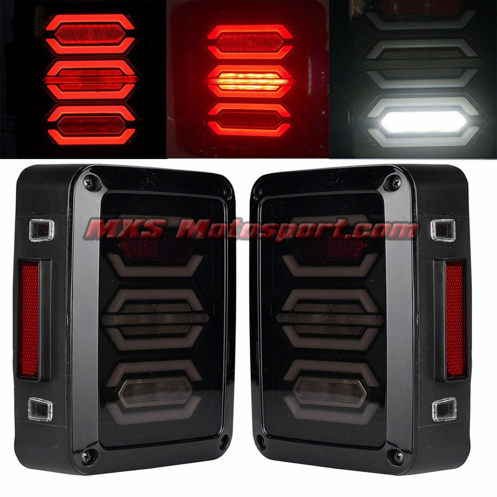 MXSTL104 Monster Led Tail Lights Mahindra Thar&quot; Jeep &quot;Wrangler&quot; SUV Off Road