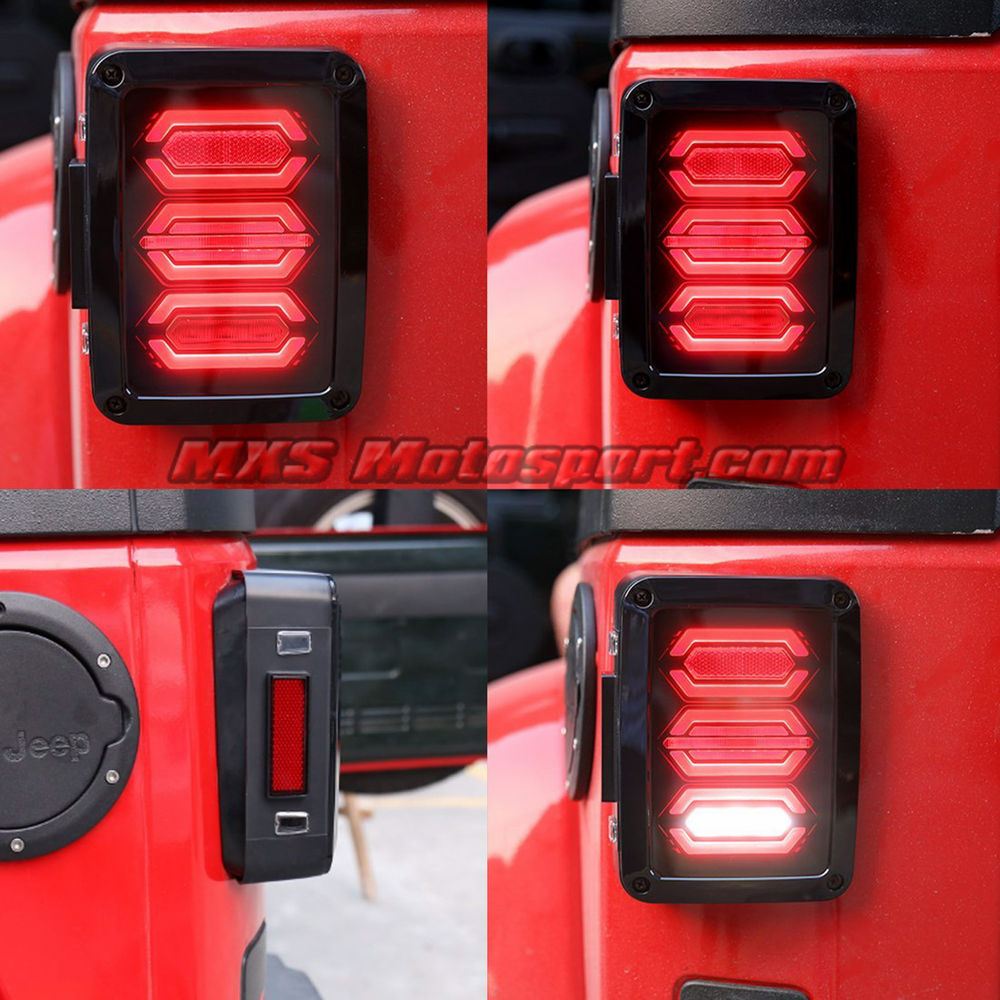 MXSTL104 Monster Led Tail Lights Mahindra Thar&quot; Jeep &quot;Wrangler&quot; SUV Off Road