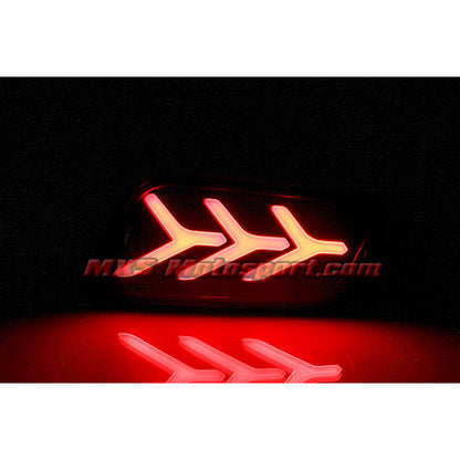 MXSTL153 Ford Endeavour Everest Rear Bumper Reflector DRL LED Tail Lights