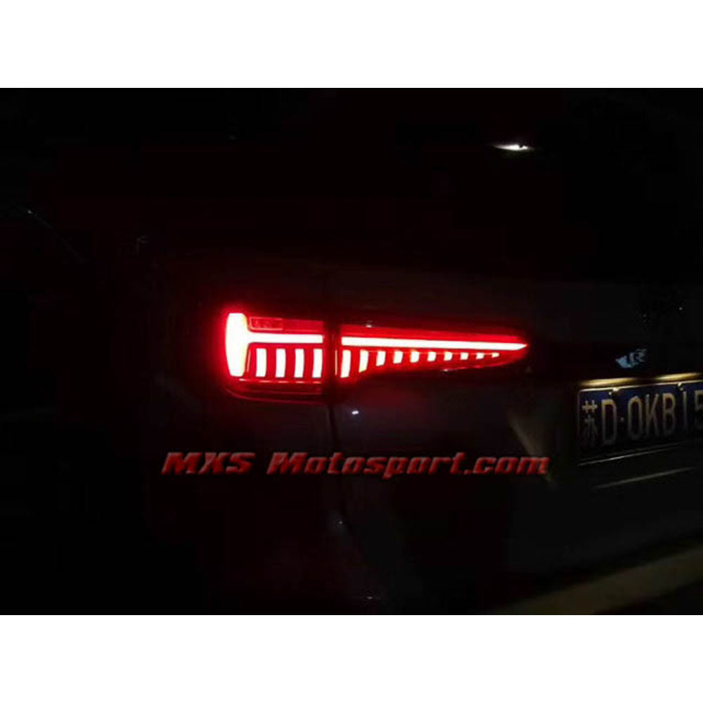 MXSTL195 Toyota Fortuner Led Tail Lights Audi A7 Inspired Knight Rider Matrix Series 2017+