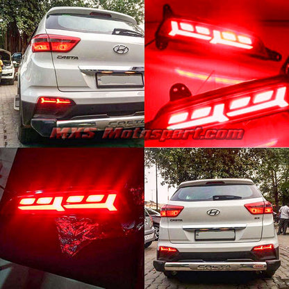 MXSTL71 Rear Bumper Reflector DRL LED Tail Lights New Version Hyundai Creta