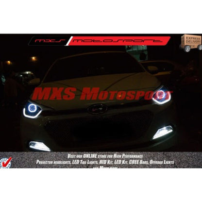 MXSHL149 Square Projector Headlight With DRL System Hyundai i20 Elite