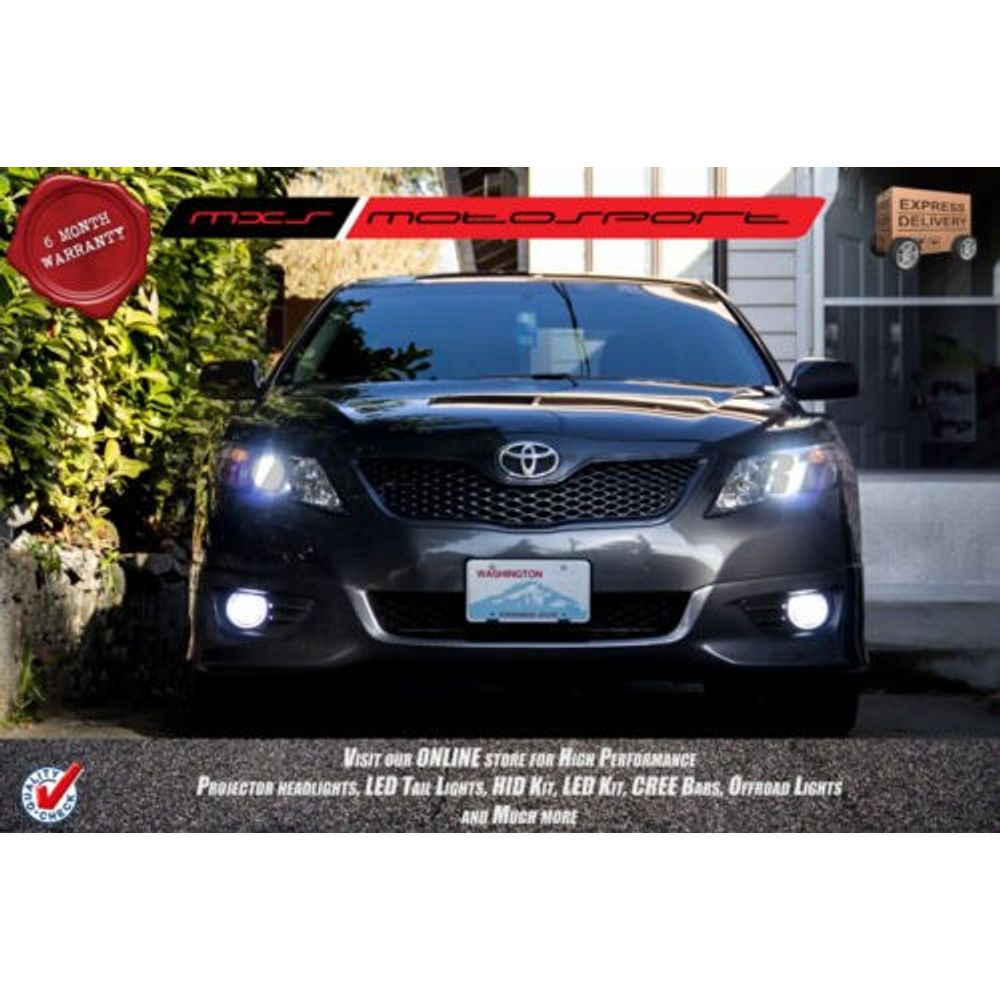 MXS Motosport Toyota Camry Fog Lamp HID KIT with 6 Months* Warranty