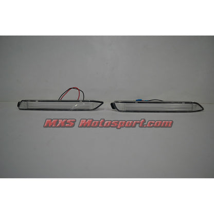 MXSTL82 Rear Bumper Reflector DRL LED Tail Lights Toyota Fortuner 'White'