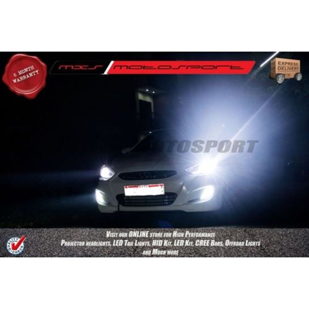 MXS Motosport Hyundai Verna Fluidic XENON HID KIT Headlight + Fog Lamp Combo